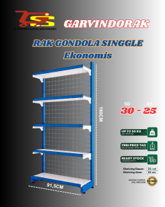 rak gondola minimarket murah rak gondola single 180 cm
